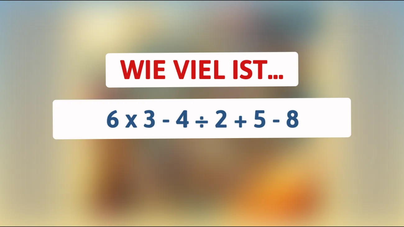 Entdecke, ob du schlau genug bist, um dieses mathematische Rätsel zu knacken!"